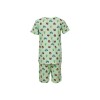 Lichtgroene pyjama met print - Slumber light mint